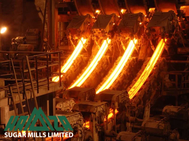 Continuous Casting Machine commissioning by Unisons Steel Solutions at Hamza Sugar