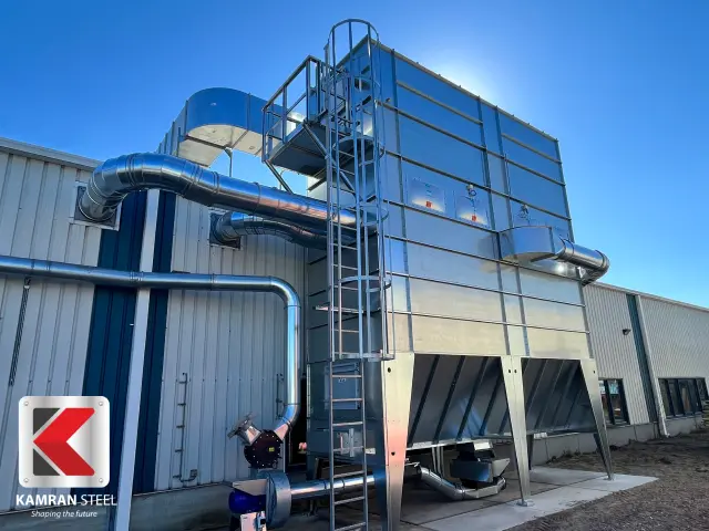 Dust Control System commissioning by Unisons Steel Solutions at Kamran Steel