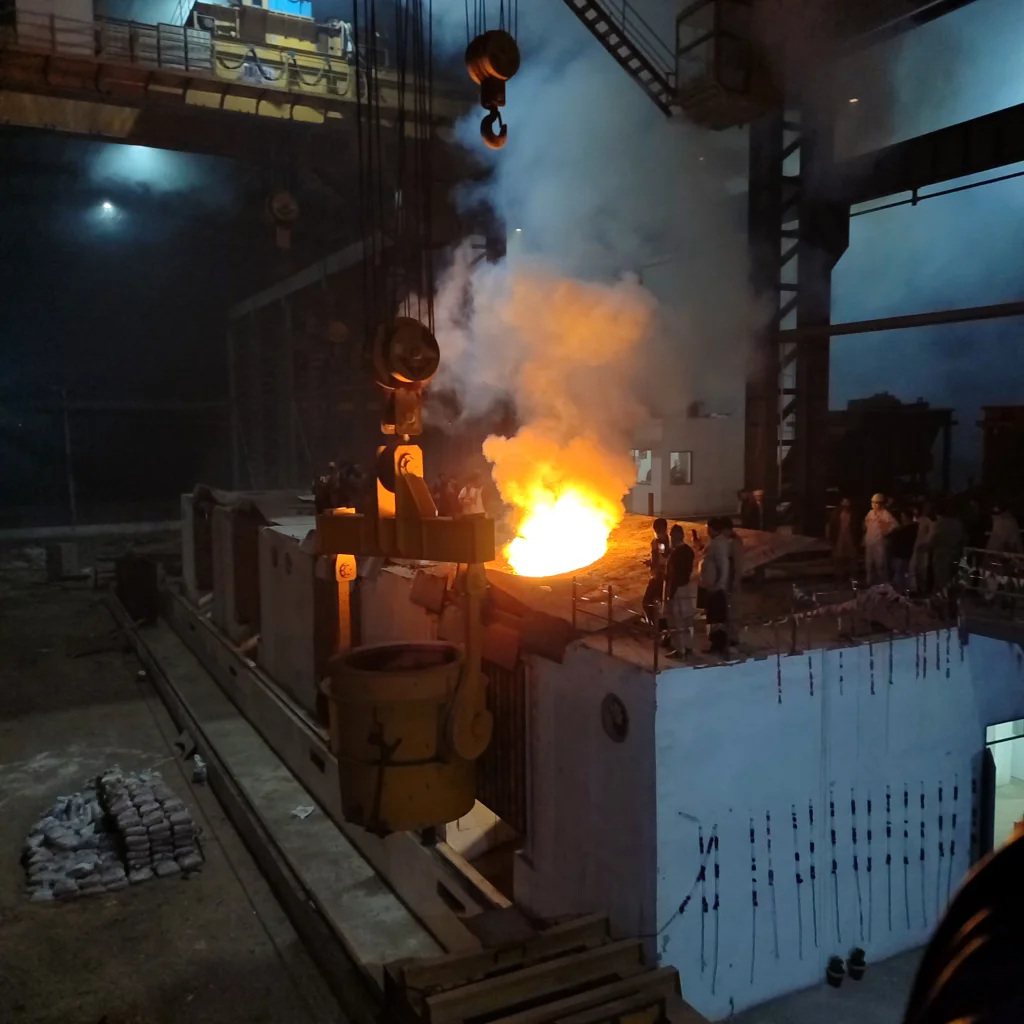 madina steel induction furnace