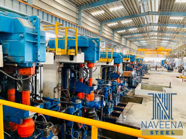 Rebar Rolling Mill commissioning by Unisons Steel Solutions at Naveena Steel