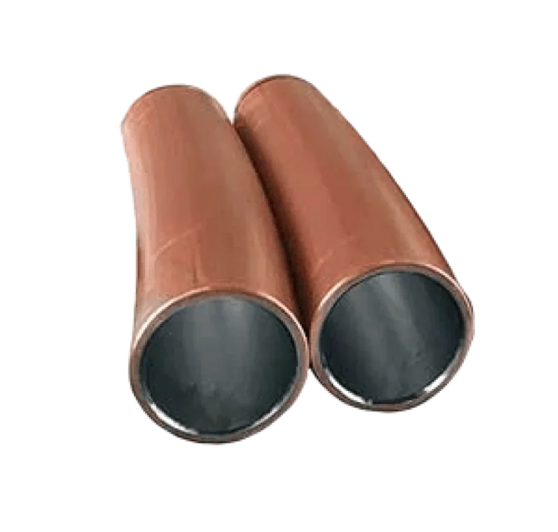round copper mold tubes used in continuous casting