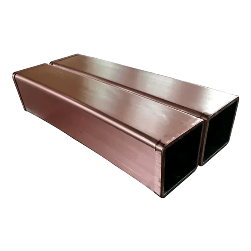 square copper mold tubes used in continuous casting